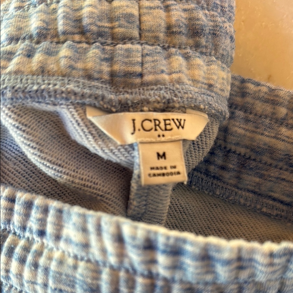J Crew Cozy Blue Jogger Pants - Picture 3 of 3
